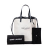 Saint Laurent Canvas Teddy Drawstring Shopping Tote Secondhand