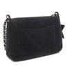 Chanel Coco Neige Velvet Effect Nylon Clutch with Chain Secondhand