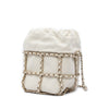 Chanel Mini Lambskin CC Chain Frame Drawstring Bucket Bag Secondhand