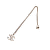Secondhand Chanel White Gold CC Enamel Pendant Necklace