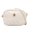 Secondhand Chanel Medium Quilted Goatskin Casual Trip Camera Bag
