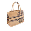 Dior Medium Jute Embroidered Book Tote Secondhand