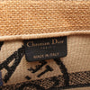 Dior Medium Jute Embroidered Book Tote Secondhand