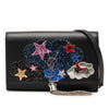 Saint Laurent Calfskin Cloud Star Applique Classic Monogram Kate Tassel Wallet on Chain Secondhand