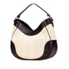 Burberry Straw and Leather Shoulder Bag Secondhand