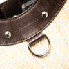 Burberry Straw and Leather Shoulder Bag Secondhand