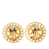 Hermès Gold Plated Bijouterie Fantaisie Clip on Earrings Secondhand