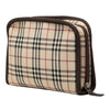 Burberry House Check Canvas Cosmetic Pouch Secondhand
