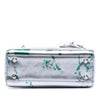 Dior Mini Metallic Lambskin Floral Printed Lady Dior Secondhand