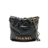 Chanel Mini Shiny Calfskin 22 Handbag Secondhand