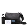 Prada Glace Calfskin Studded Etiquette Flap Secondhand