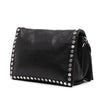 Prada Glace Calfskin Studded Etiquette Flap Secondhand