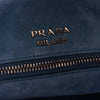 Prada Glace Calfskin Studded Etiquette Flap Secondhand