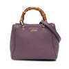 Gucci Mini Calfskin Bamboo Shopper Satchel Secondhand