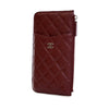 Chanel CC Quilted Caviar Flat Phone Case Wallet Pouch Secondhand