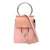Chloé Mini Calfskin and Suede Faye Bracelet Bag Secondhand