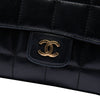 Chanel Mini CC Chocolate Bar Lambskin Camellia Flap Secondhand