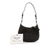 Prada Crystal Embellished Satin Cleo Shoulder Bag Secondhand