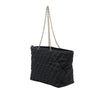 Fendi Medium Quilted Zucca Canvas Chain Roll Tote Secondhand
