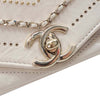 Chanel Mini Chevron Crinkled Calfskin Embellished Envelope Flap Secondhand