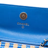 Chanel CC Raffia and Jute Striped Belt Bag Secondhand