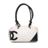Chanel Quilted Lambskin Cambon Ligne Shoulder Bag Secondhand