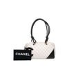 Chanel Quilted Lambskin Cambon Ligne Shoulder Bag Secondhand
