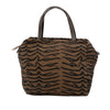 Fendi Canvas Zebra Print Handbag Secondhand