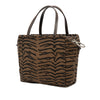 Fendi Canvas Zebra Print Handbag Secondhand