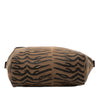 Fendi Canvas Zebra Print Handbag Secondhand