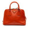 Prada Small Saffiano Vernice Promenade Satchel Secondhand