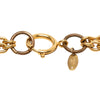 Secondhand Chanel CC Gold Plated Faux Pearl Double Strand Necklace