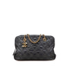 Chanel Quilted Calfskin Stitch Triptych Shoulder Bag Secondhand
