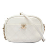 Chanel Small Quilted Goatskin Casual Trip Camera Bag Secondhand