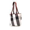 Burberry Mega Check Canvas Tote Secondhand