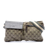 Gucci GG Canvas Web Double Pocket Belt Bag Secondhand
