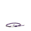 Dior Palladium Plated Crystal Technical Rope Adjustable Bracelet Secondhand