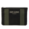 Saint Laurent Canvas Beach Zip Clutch Secondhand