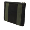 Saint Laurent Canvas Beach Zip Clutch Secondhand