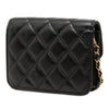 Chanel Mini CC Quilted Lambskin Pearl Crush Pouch with Chain Secondhand