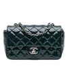 Chanel Mini Rectangular Classic Patent Single Flap Secondhand