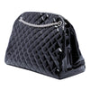 Chanel Large Quilted Patent Just Mademoiselle Bowling Bag Secondhand