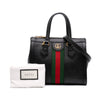 Gucci Small Leather Web Ophidia Satchel Secondhand