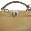 Fendi Mini Leather Selleria Peekaboo Iconic Satchel Secondhand