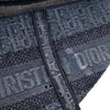 Dior Oblique Embroidered Denim Saddle Bag Secondhand