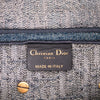 Dior Oblique Embroidered Denim Saddle Bag Secondhand