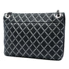 Chanel Quilted Metallic Distressed Lambskin CC Crystal Flap Secondhand