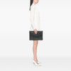 Chanel Large CC Embossed Lambskin Camellia O Case Clutch Secondhand