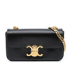 Celine Triomphe Leather Claude Chain Shoulder Bag Secondhand