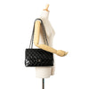 Chanel Jumbo Classic Crinkled Patent Single Flap Secondhand